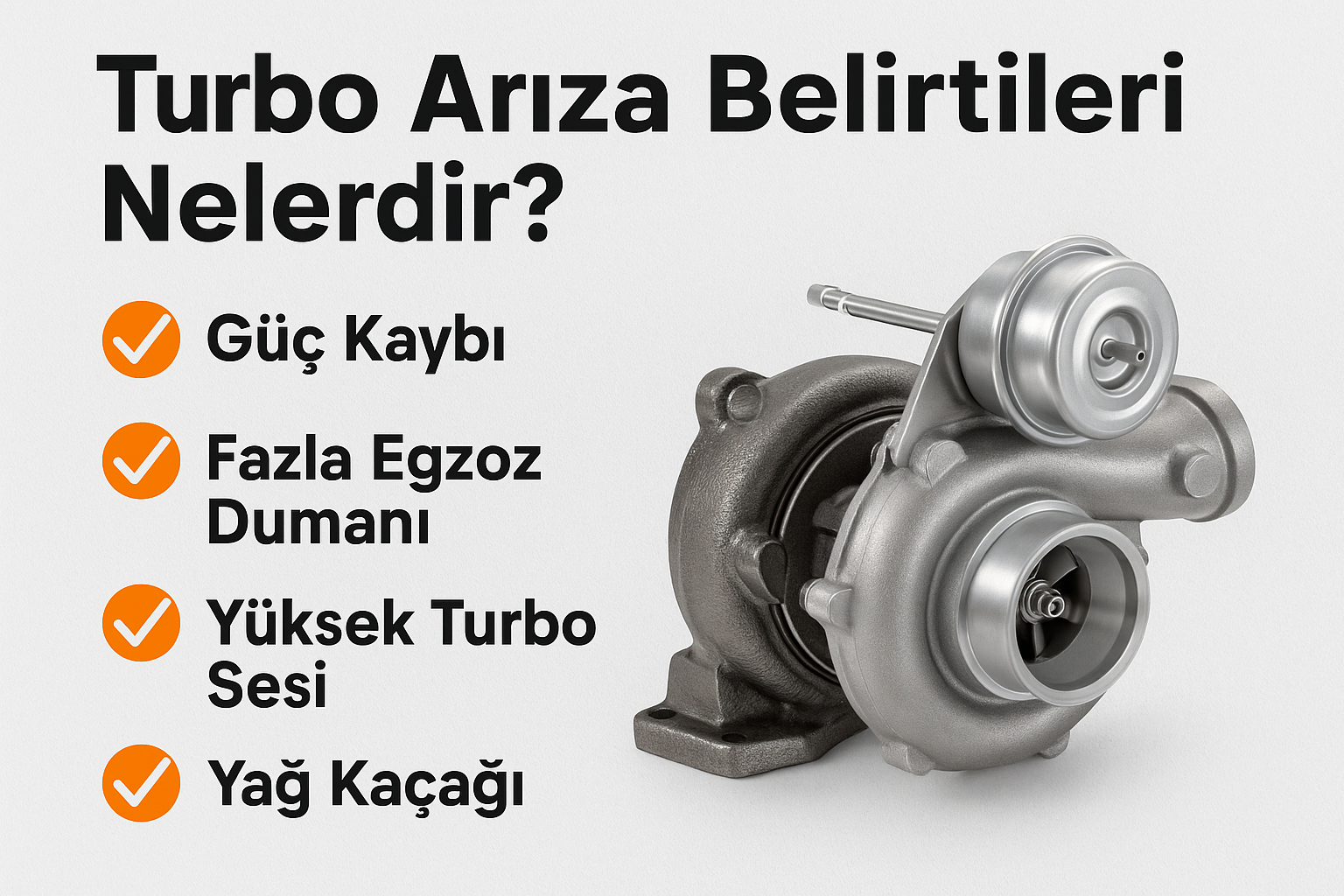 Turbo Arıza belirtileri nelerdir? Turbo arızası